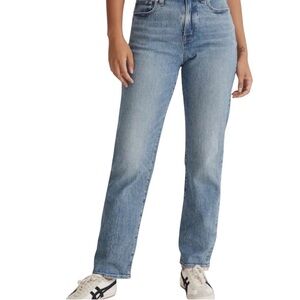 Madewell Curvy Classic Straight Blue Women's Jeans
